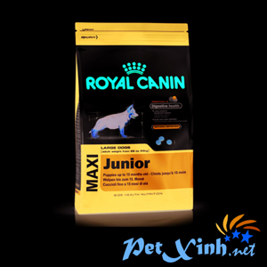 Thức ăn cho chó Royal Canin Maxi Junior - 1kg, dành cho chó từ 26-44kg và từ 2-15 tháng