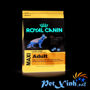 Thức ăn cho chó Royal Canin Maxi Adult - 16kg, dành cho chó từ 26-44kg và trên 15 tháng tuổi