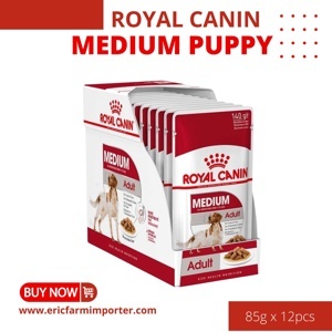 Thức ăn cho chó Royal Canin Medium Adult - 16kg, dành cho chó từ 11-25kg và trên 12 tháng tuổi