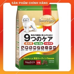 Thức ăn cho chó SmartHeart Gold (thịt cừu và gạo) - 3 kg, dành cho chó nhỏ