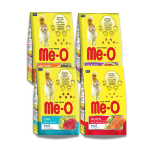 Thức ăn cho mèo Me-O vị hải sản (Seafood) - 7kg (350g x 20gói)