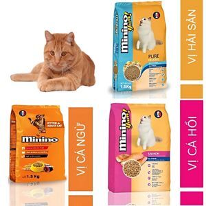 Thức ăn chó mèo-  thức ăn dành cho mèo minino cá ngừ 480g