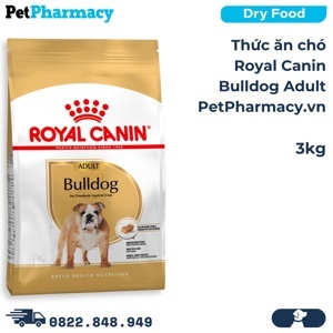 Thức ăn chó Royal Canin Bulldog Adult 3kg