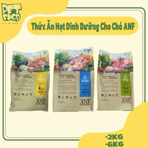 Thức ăn hạt cho chó anf 6free vị cừu 2kg