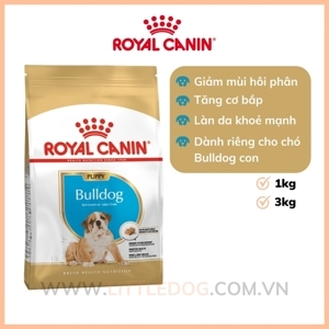 Thức ăn hạt cho chó Royal Canin Bulldog Puppy 3kg