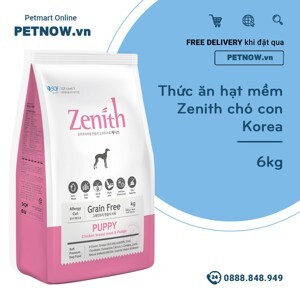 Thức ăn hạt mềm Zenith chó con 6kg