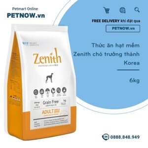 Thức ăn hạt mềm Zenith chó con 6kg