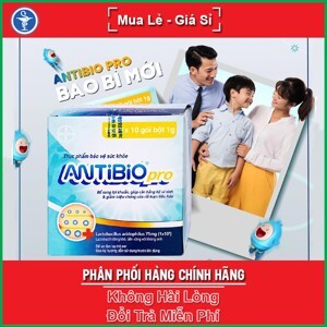 Thực phẩm bảo vệ sức khoẻ bổ sung lợi khuẩn antibio pro 100 gói (10 túi x 10 gói bột 1g)