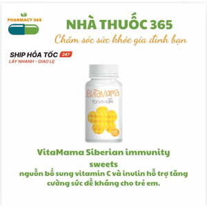 Thực phẩm bảo vệ sức khỏe cho trẻ em VitaMama Siberian immunity sweets