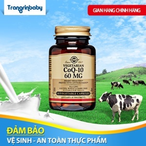 Thực phẩm bảo vệ sức khỏe Solgar Vegetarian CoQ-10 60mg (60 viên)