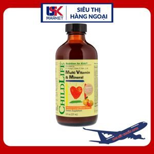 Thực phẩm bổ sung cho bé ChildLife Multi Vitamin & Mineral Formula (237 ml)