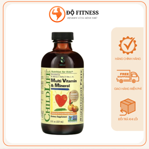 Thực phẩm bổ sung cho bé ChildLife Multi Vitamin & Mineral Formula (237 ml)