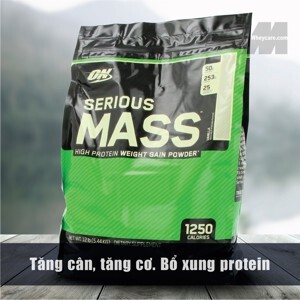 thực phẩm bổ sung: sữa tăng cân serious mass 12 lbs 5,44kg