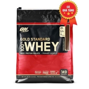 Thực phẩm bổ sung sữa tăng cơ bắp protein 10 Lbs whey gold  Standard