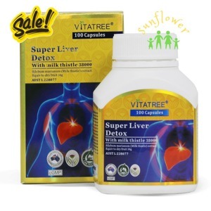 Thực phẩm bổ sung và Vitamin Liver Detox Vitatree Australia - Giải độc, bổ gan, giảm mỡ trong gan