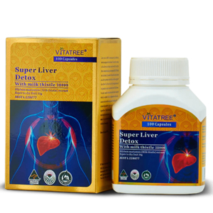 Thực phẩm bổ sung và Vitamin Liver Detox Vitatree Australia - Giải độc, bổ gan, giảm mỡ trong gan