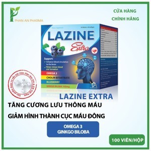 Thực phẩm chức năng bổ huyết dưỡng não Lazine Extra 100 viên