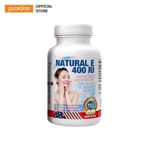 Thực phẩm chức năng bổ sung Vitamin E Principle Nutrition Natural E 400 IU 65 viên