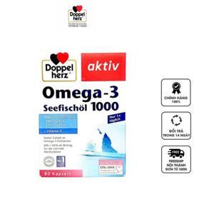 Thực phẩm chức năng Bổ tim Omega- 3 seefischol Doppelherz - 1000mg