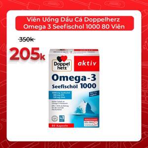 Thực phẩm chức năng Bổ tim Omega- 3 seefischol Doppelherz - 1000mg