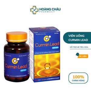 Thực phẩm chức năng Curmin Lead Softget hỗ trợ điều trị bệnh viêm loét dạ dày, hành tá tràng