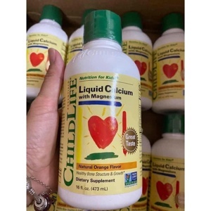 Thực phẩm chức năng dành cho trẻ em Childlife Liquid Calcium - 474ml