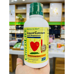 Thực phẩm chức năng dành cho trẻ em Childlife Liquid Calcium - 474ml