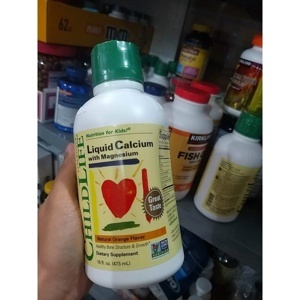 Thực phẩm chức năng dành cho trẻ em Childlife Liquid Calcium - 474ml