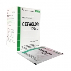 Thực phẩm chức năng điều trị nhiễm khuẩn đường hô hấp Cefaclor 125mg