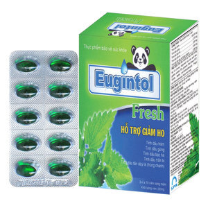 Thực Phẩm Chức Năng Giúp Giảm Ho Eugintol Fresh - Hộp 10 Vỉ