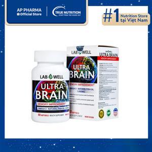 Thực Phẩm chức năng giúp trí não phát triển tốt hơn Lab Well Ultra Brain - 60 viên