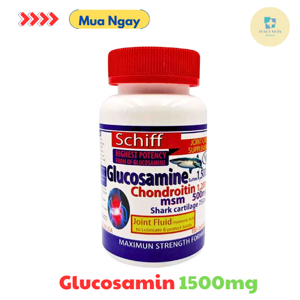 Thực phẩm chức năng Glucosamine HCl 1500mg MSM 1500mg - 100 viên