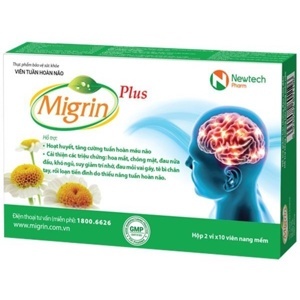 Thực phẩm chức năng hỗ trợ chứng đau nửa đầu Migrin