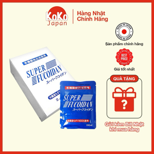 Thực phẩm chức năng hỗ trợ điều trị ung thư Super Fucoidan dạng nước loại 30gói/thùng