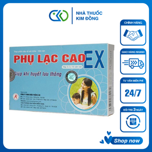 Thực phẩm chức năng hỗ trợ khí huyết lưu thông Phụ Lạc Cao EX 30 viên