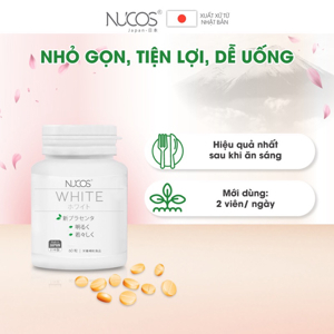 Thực phẩm chức năng hỗ trợ làm trắng da, chống nắng Nucos White 60 viên