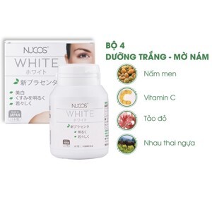 Thực phẩm chức năng hỗ trợ làm trắng da, chống nắng Nucos White 60 viên