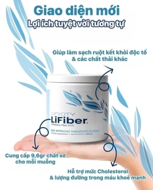 Thực phẩm chức năng hỗ trợ loại bỏ chất thải đường ruột, chống táo bón LiFiber