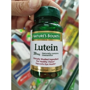 Thực Phẩm Chức Năng Hỗ Trợ Tăng Cường Thị Lực Nature’s Bounty Lutein 20mg (30 Viên)