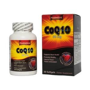 Thực phẩm chức năng hỗ trợ tim mạch - chống lão hóa Pharmekal CoQ10 30mg 30 viên