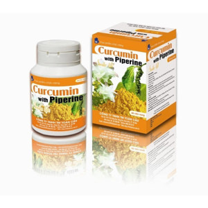 Thực phẩm chức năng hỗ trợ tim mạch Curcumin with Piperine 60 viên