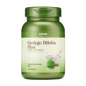 Thực phẩm chức năng hỗ trợ tuần hoàn máu GNC Ginkgo Biloba Plus 120 viên