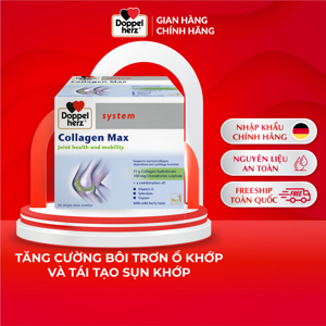 Thực phẩm chức năng hỗ trợ xương khớp Doppelherz Collagen Max 30 ống