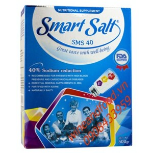 Thực phẩm chức năng hỗn hợp muối khoáng Smart Salt SMS40 500g