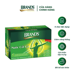 Thực phẩm chức năng hộp  6 hũ nước cốt gà Brand's 42ml