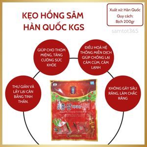 Thực phẩm chức năng kẹo dẻo hồng sâm Korean ginseng jelly candy