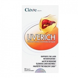 Thực phẩm chức năng Liverich giúp hỗ trợ chức năng giải độc cho gan 60 viên