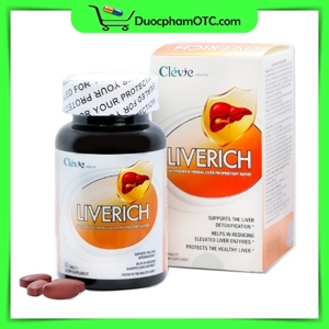 Thực phẩm chức năng Liverich giúp hỗ trợ chức năng giải độc cho gan 60 viên