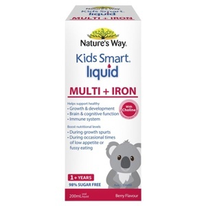 Thực phẩm chức năng Nature's Way Kids Smart sắt và vi chất 200ml