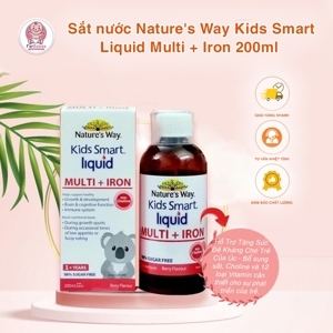Thực phẩm chức năng Nature's Way Kids Smart sắt và vi chất 200ml